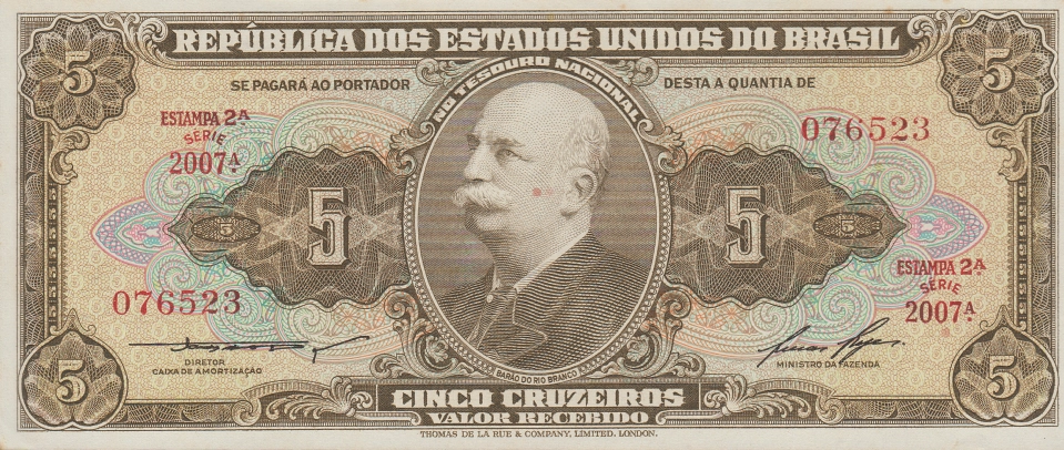 Imagem da frente da cédula